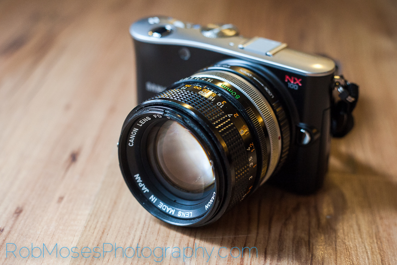 Canon FD Lens to Samsung NX Converter  Rob Moses Photography