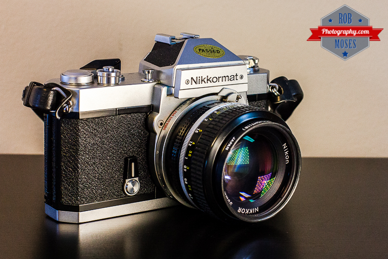 Nikkormat Nikon FT Old School Vintage Hipster Film Camera 50mm LED - Rob Moses Photography - Calgary Vancouver Seattle NYC