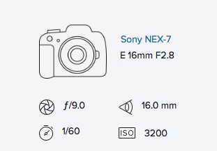 Sony NEX-7 16mm exif data Rob Moses