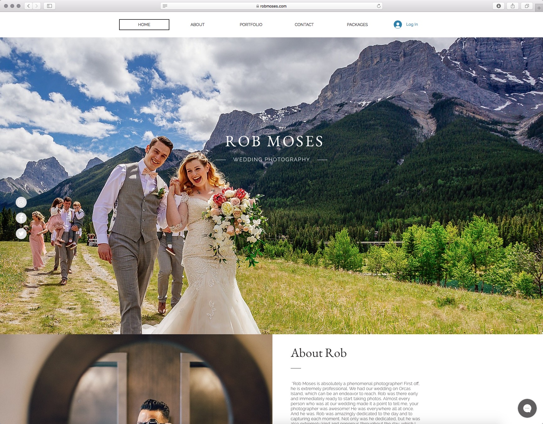 My New Wedding Website Rob Moses Photography